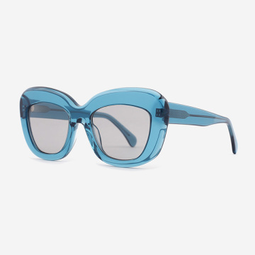 Retro Oversize Acetate Female Sunglasses