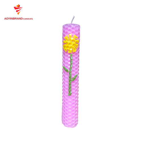 Vela de bricolaje de hoja de cera de abeja neutral