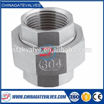 Unión de acero inoxidable SS304 hecha en China