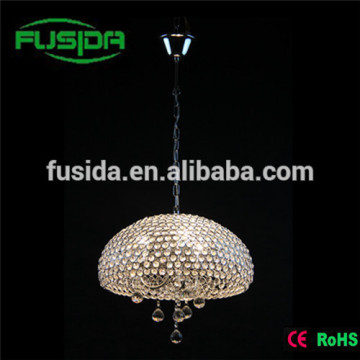 Modern decorative crystal pendant lighting in chinese factory