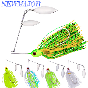 NEWMAJOR Spinner Spoon Baits - 17g/21g Fishing Wobbler Lure for Bass