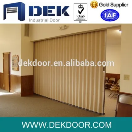 Steel accordion security doors