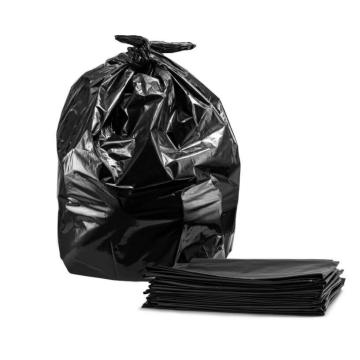 Trash Bags for 55 Gallon 50 Case w/Ties Large Black Garbage Bags