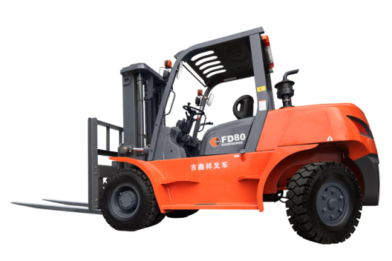 8.0 Ton Counterbalanced Forklift with Different Color