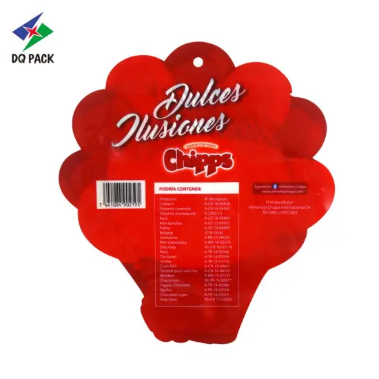 customized printing special shape pouch balltoon shape pouch packaging for candy