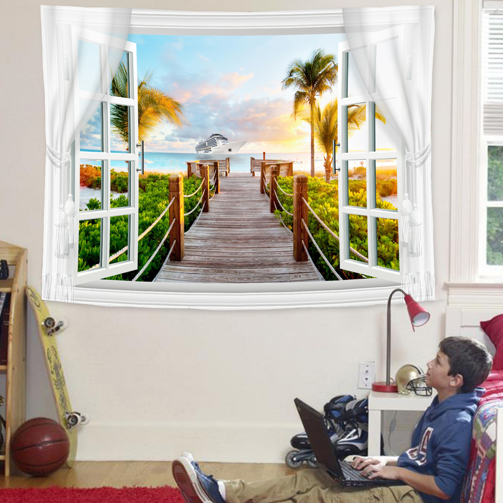 3D dust proof partition tapestry23