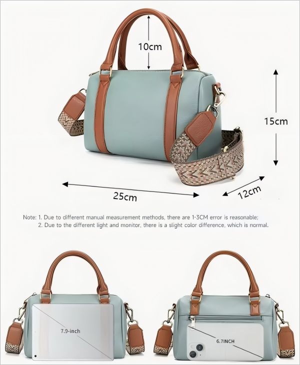 Fashionable commuter lady's crossbody bag