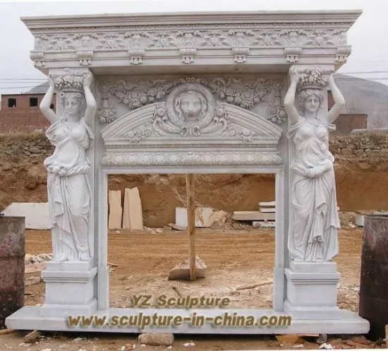Garden Stone Statuary Fireplace FPS-D047