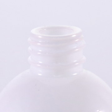 Bouteille de compte-gouttes en verre blanc de forme de balle pour sérum