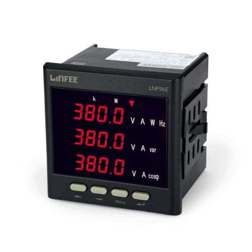 I-LED Multifunction Power Meter Three Phases Panel ebekwe