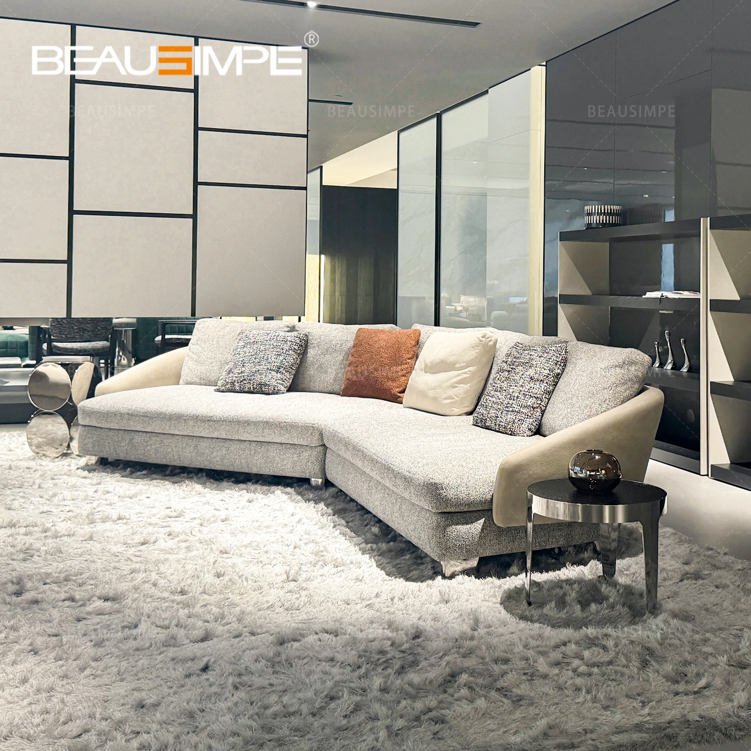 Minotti LAWSON ソファ 定価約350万円 テーブル100万円 M716 Minotti