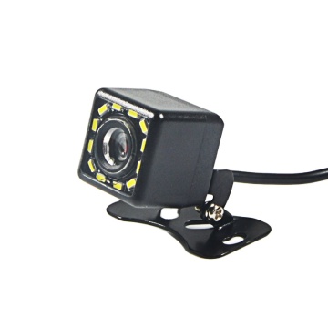 12 LED Light Universal Auto Parking Aid Monitor - Waterproof Wide Angle Night Backup Camera