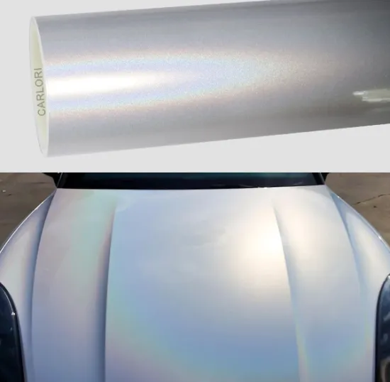 gloss rainbow laser car wrap vinyl