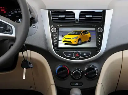 HYUNDAI VERNA car dvd player with NAVIGATION