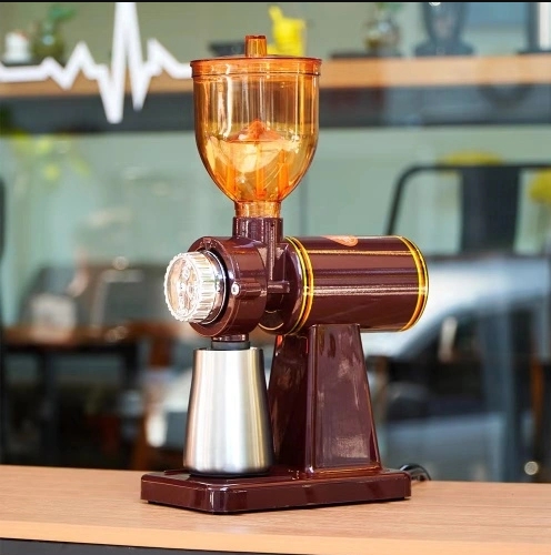 Εσπρέσο μηχάνημα λείανσης κόκκων καφέ Espresso Machine Grinding Coffee Beans