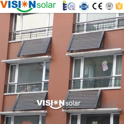 Collective installation residential water heaters for balcony