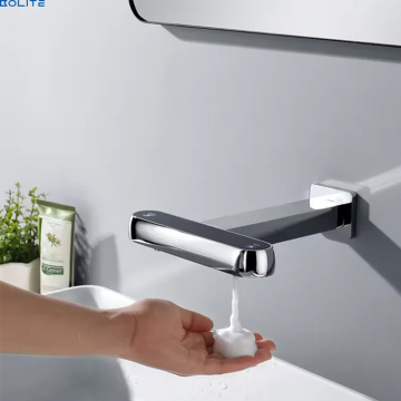 2-in-1 Automatic Sensor Tap Integrated Soap Dispenser for Bathroom Sink