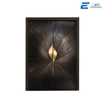 Puerta de seguridad resistente a impactos de aluminio fundido de panel completo