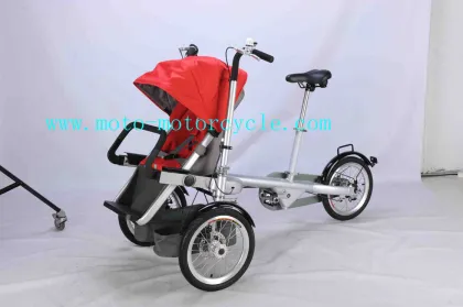 Mother Folding Baby Stroller Bike , Bicycle Baby Stroller