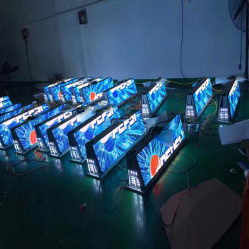 2019 New Customized Digital Advertising Truck Taxi Roof Top LED Screen