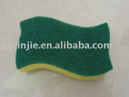 shaped scouring sponges