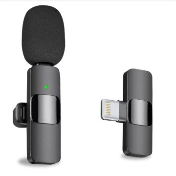2.4G Wireless Clip Microphone with Noise Cancelling for Live Confessions and Phone Use" 

However, considering the specific features mentioned, a more fitting title might be:

"Noise Cancelling 2.4G Wireless Lavalier Microphone with Receiver for Phone & C