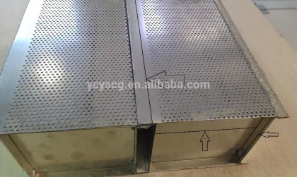 CE rockwool sandwich wall panel with heat insulation & sound absorbing