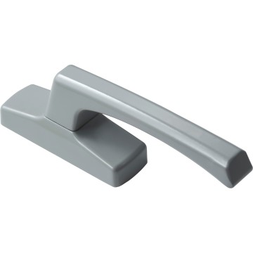 Шэрая алюмініевая ручка для сучасных вокнаў