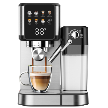 20 bar İtalyan Cappuccino Kahve Makinesi Milk Frother ile