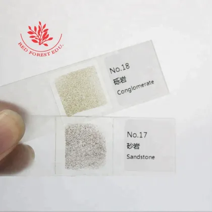 Geography Mineral Grinding Stone 30 Micron Thin Sections - 24 Piece Rock Slides