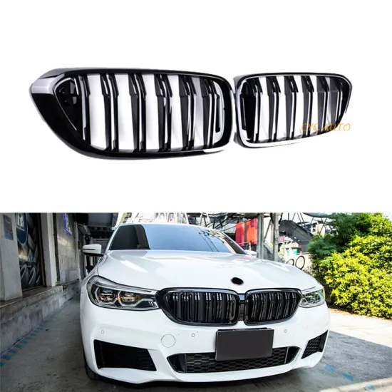 M6 Style Auto Car Kidney M-Color Double Slat ABS Front Bumper Grille for BMW 6 Series GT G32 2018-2019