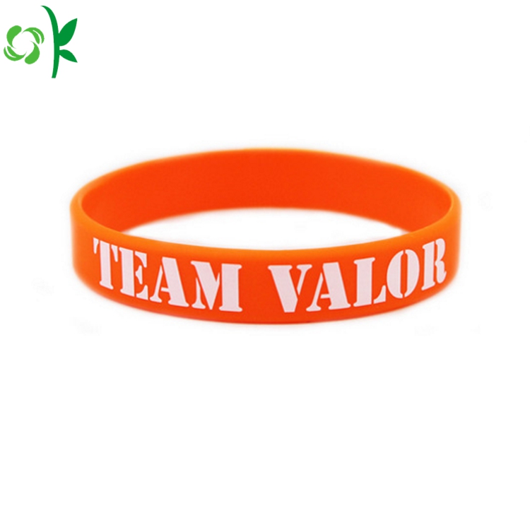 Eco-friendly Printed Silicone Bracelet for Promotional Gift