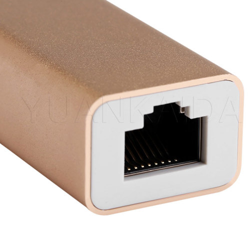 USB C To 3 Port HUB With Ethernet Adapter