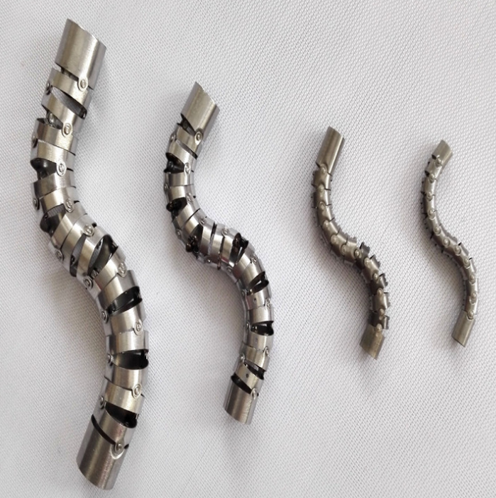 SS Laser Cutting 316 Medical Snake Bone Tube