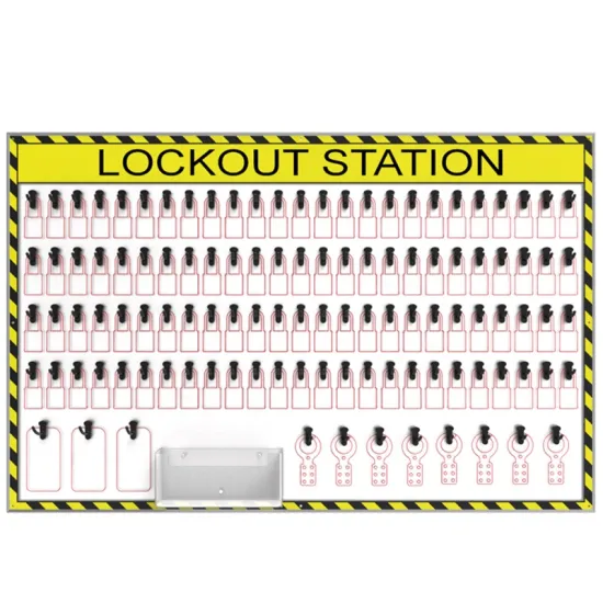 Customizable BOZZYS 1120*800mm Industrial Safety Lockout/Tagout Shadowboard with Multiple Combinations