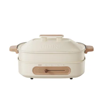 OIDIRE 1360W 2.5L Capacity Hot Pot Grill - Outdoor Barbecue Electric Chinese Hot Pot