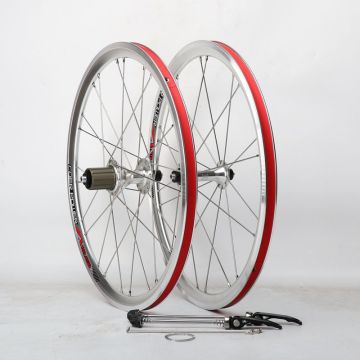 Set di ruote a doppia parete set bull-on Asse anteriore posteriore per mountain bike 20 "/27,5" 8/9/10/11 Velocità