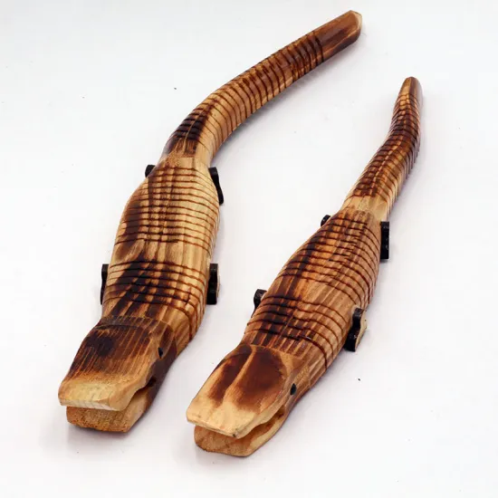 Wooden Crocodile Model Toy