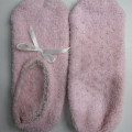 Ladies Pink Soft Room Shoe Socks