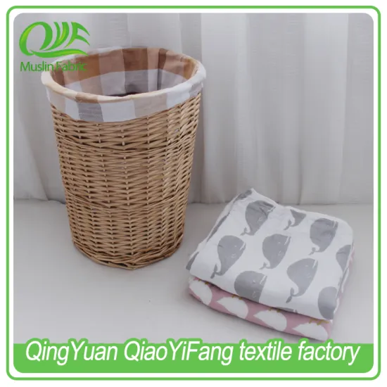 100% bamboo, eco-friendly printed Muslin Baby Swaddle Blanket