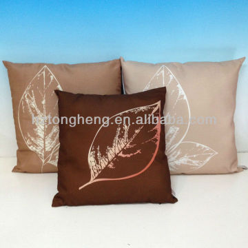 buy leaf print cushion cover 45cm