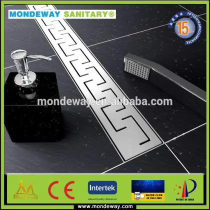 shower drain stainless steel floor drain channel laticrete linear drain