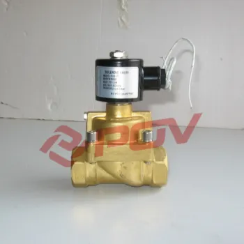 POA-50 brass thread pilot type 2inch steam solenoid valve 12v