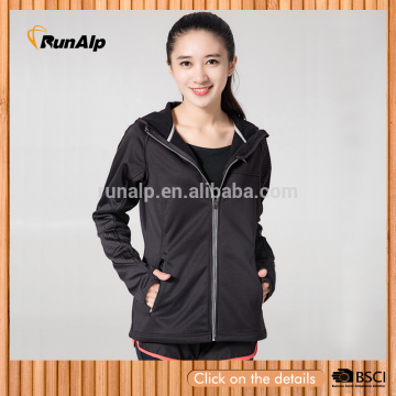Women's softshell jacket with embossed
