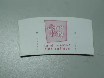 kraft paper cup sleeve one color