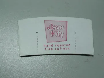 kraft paper cup sleeve one color