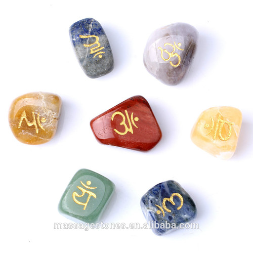 Sanskrit Chakra stone