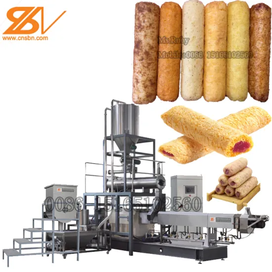 Chocolate Core Filled Snacks Making Machinery - 150kg/h to 180kg/h Capacity