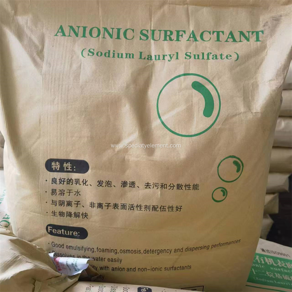 Detergent Raw Materials Sodium Lauryl Sulphate SLS K12