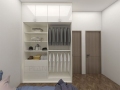 Puerta corrediza de madera Muebles de dormitorio de dormitorio Armario